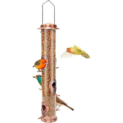 Urban Deco Vogelfutterstation Metall Aufhängen Wildvögel Samen Futterspender 6