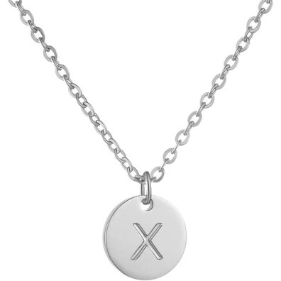 Initialen Kette Buchstaben Anhänger Gold Silber Rosegold