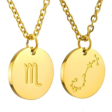 Sternzeichen Kette Gold Skorpion Afstalr Horoskop Damen Mutter Tochter