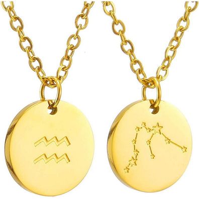 Sternzeichen Kette Gold Wassermann Damen Horoskop Mutter Tochter