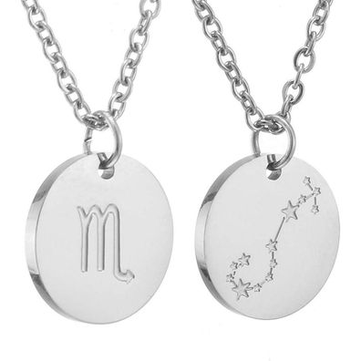 Sternzeichen Kette Skorpion Gold Silber Rosegold Damen Horoskop Mutter Tochter