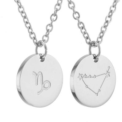 Afstalr Sternzeichen Kette Gold/Rosegold/Silber Horoskop Mutter Tochter