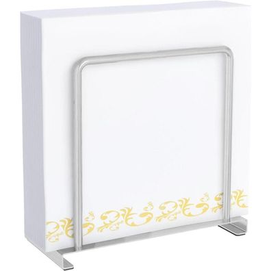 Serviettenhalter Silber Metall Tisch Küchenzubehör Deko 14cm