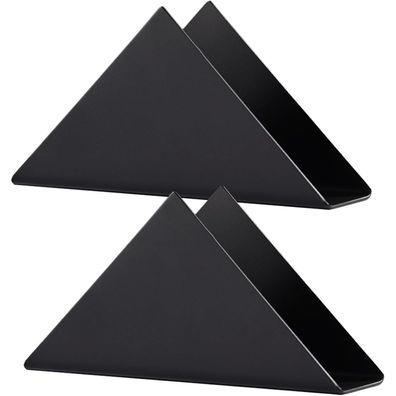 Serviettenhalter Metall Schwarze Serviettenspender 2er Set 304# Stand