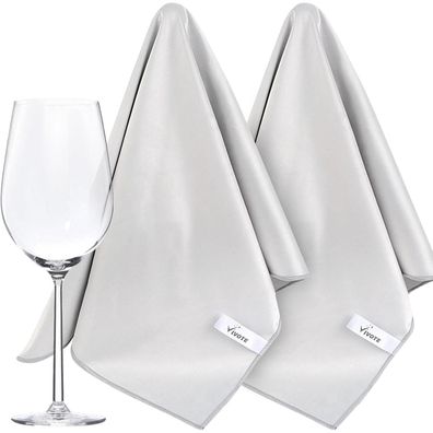Mikrofaser Glaspoliertuch Reinigungstücher Poliertücher Glas Edelstahl 51x70cm
