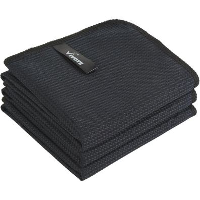 Mikrofasertuch Küchentuch Schwarze Waffel 40x60cm 3er Set