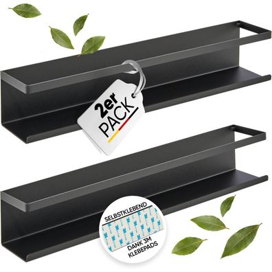 LIKAYA Gewürzregal 2er Set für Gewürzgläser Ankerkraut 3M™ Klebepads. SubElemente