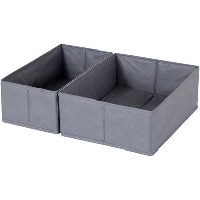 ORLISA Hemnes Schubladen Organizer Set 16-teilig Grau