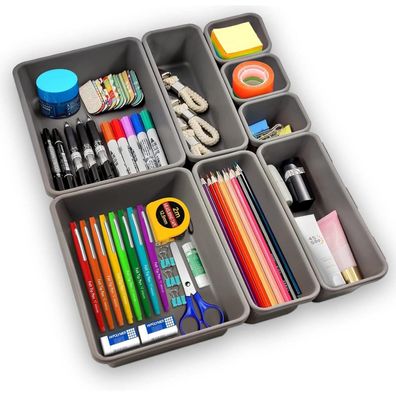 8er Set Schubladen Organizer Aufbewahrungsbox Schublade Ordnungssystem