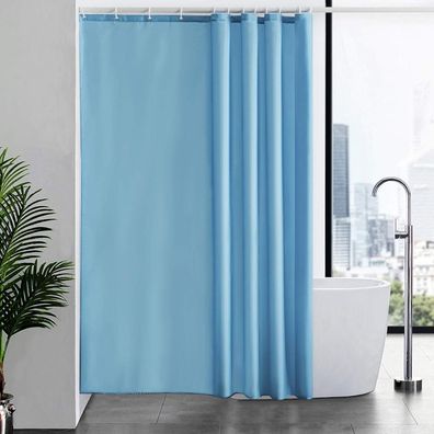 Duschvorhang Wasserdicht 180x210cm Polyester Anti-schimmel 12 Aufhängeringe
