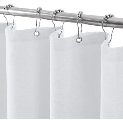 Duschvorhang Leinen Badewanne Vorhang Anti Schimmel 92x182cm