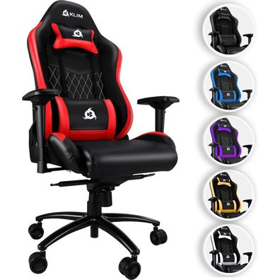 KLIM Esports Gaming Stuhl Premium Materialien Verstellbar Ergonomisch PC Stuhl