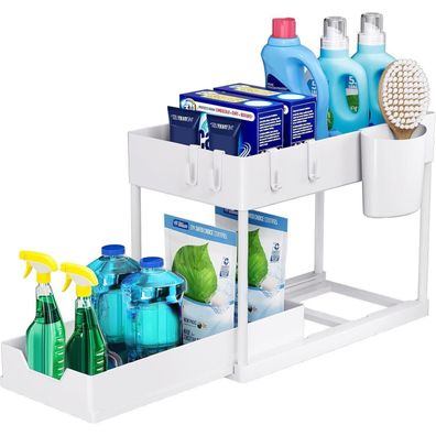 Puricon Unter Waschbecken Regal 2 Etagen Standregal Küche Organizer