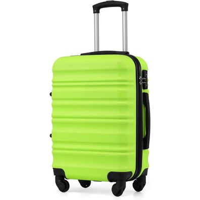 Coolife Hartschalen-Koffer Handgepäck Trolley Rollkoffer TSA-Schloss 4 Rollen
