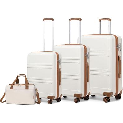 KONO Mittelgroßer 65cm Reisekoffer Rollkoffer Set mit Ryanair