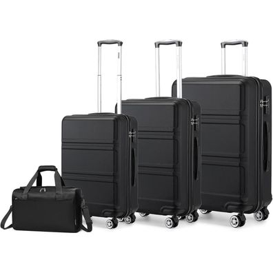 KONO Kofferset 4-teilig Hartschale TSA Gepäcksets Handkoffer Trolley 55/65/74cm
