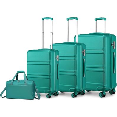 KONO Kofferset 4tlg Hartschale TSA Gepäckset Handkoffer Trolley Ryanair