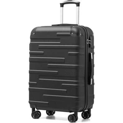 Coolife Hartschalen-Koffer Rollkoffer Reisekoffer ABS TSA 4 Rollen 67cm