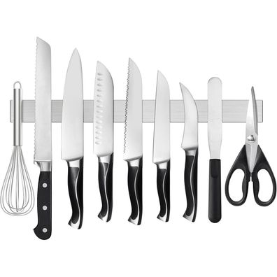 Magnetleiste Messer 45cm Edelstahl Extra Stark Magnetisch Küchenutensilien