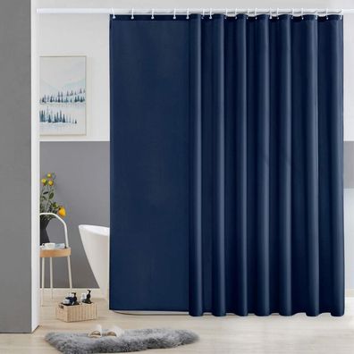 Furlinic Duschvorhang extra breit 275x180cm Wasserdicht Antibakteriell