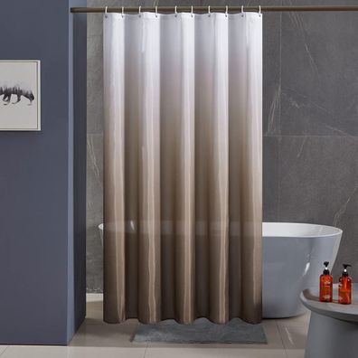 Duschvorhang 180x200cm Wasserdicht Anti-schimmel Waschbar Textiloptik