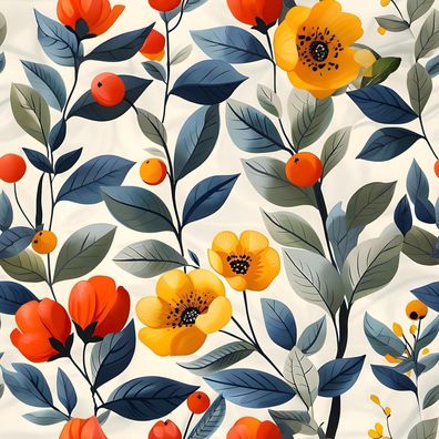 Selbstklebende Blumen Tapete PVC Klebefolie 0.4x3m - 240420