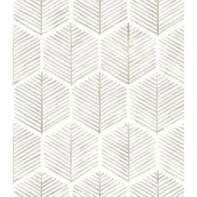 Selbstklebende Verdickte Streifen Tapete Beige 0.4W x 6L m