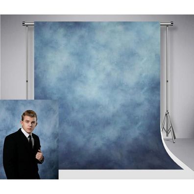 Kate Blau Mikrofaser Hintergrund 3x6m Porträt Baby Fotografie 10x20ft