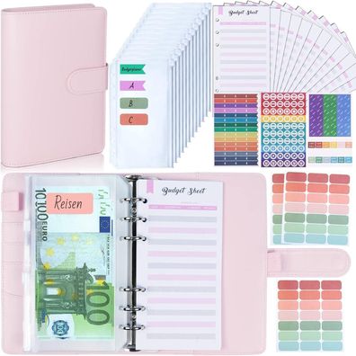 Budget Planner Deutsch A6 Binder Geldsparmappe Money Organizer