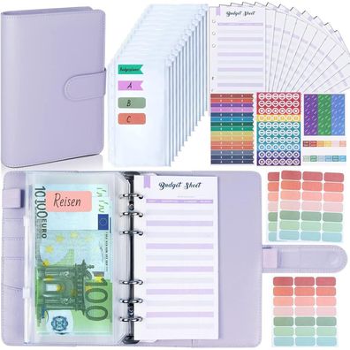 Budget Planner A6 Binder Haushaltsbuch Geld Organizer Sparbuch Umschlagmethode