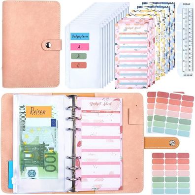 Budget Planner Binder A6 Finanzplaner Geld Sparbuch Organizer