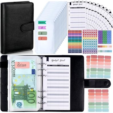 ANYUKE Budget Binder A6 Geldumschläge Sparbuch Finanzplaner