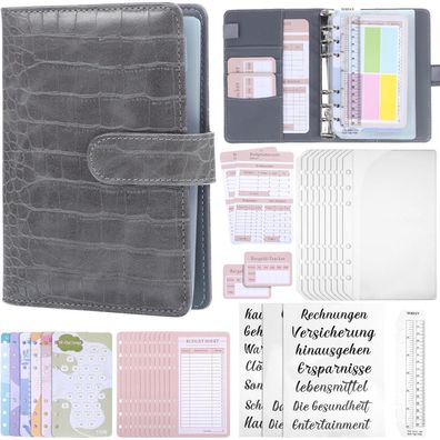 Gatuida Budget Planner A6 Binder Sparbuch Finanzplaner Haushaltsbuch