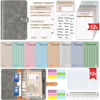 Budget Planner Deutsch Geld Sparen Startset 8 Sparchallenges Finanzplaner