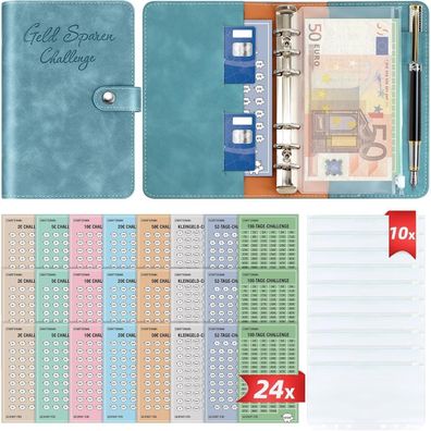 Geld Sparen Challenge Buch 8 Sparchallenges Budget Planner Deutsch Binder A6