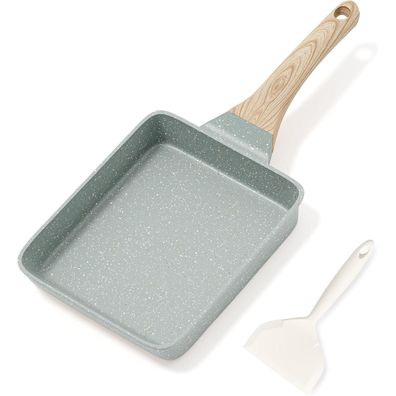 Antihaft Tamagoyaki Omelette Pfanne mit Granitbeschichtung, Induktion, ohne PFOA