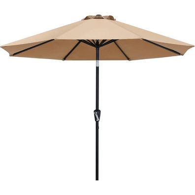 Abccanopy Sonnenschirm 230cm UPF 50+ knickbar wasser- und winddicht stabil Kaki