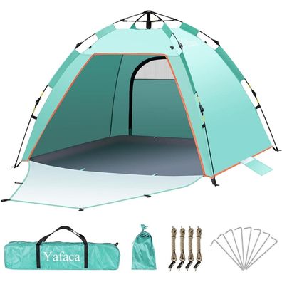 Yafaca Strandmuschel 1-3 Personen Pop Up Zelt UV-Schutz Sonnenschutz Leicht