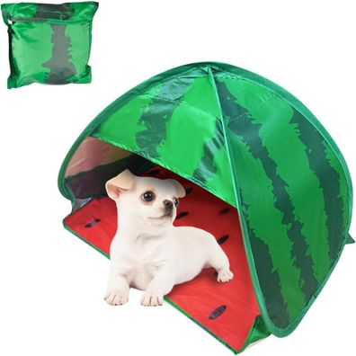 Hundestrandzelt Sonnenschutz Wassermelone Pop-up Strandzelt Hundekatzenzelt