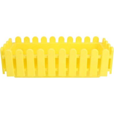 Rechteckiger Blumenkasten 43,8 x 18,5 x 13,5 cm für Balkon und Innenräume