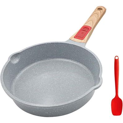 Keramik Bratpfanne 20 cm Antihaft Abnehmbarer Griff Herd Backofen