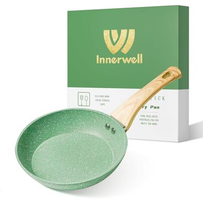 Antihaft Bratpfanne 28cm Granitbeschichtung Induktion Pfanne Grün