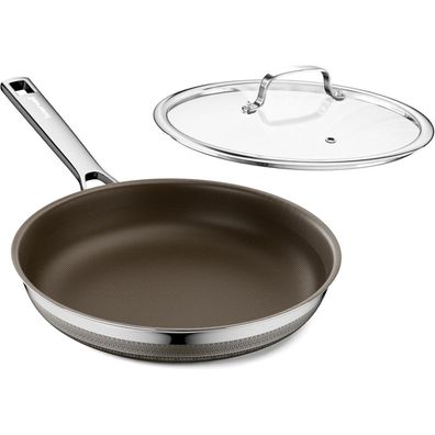 Innerwell Keramik Bratpfanne 28 cm Mit Deckel Antihaft Titanbeschichtung