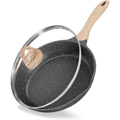 3tlg Pfannenset 20 24 28cm Induktion Antihaftbeschichtet Grau