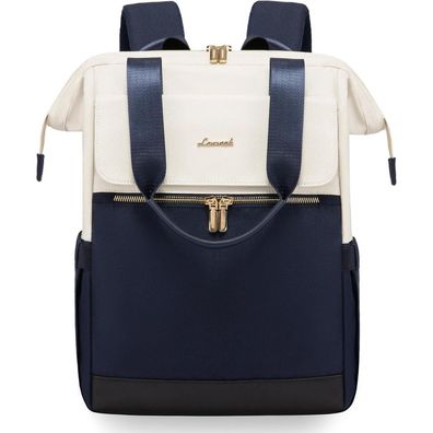 Rucksack Damen Blau Schulrucksack Mädchen Laptopfach 15,6 Zoll Lovevook