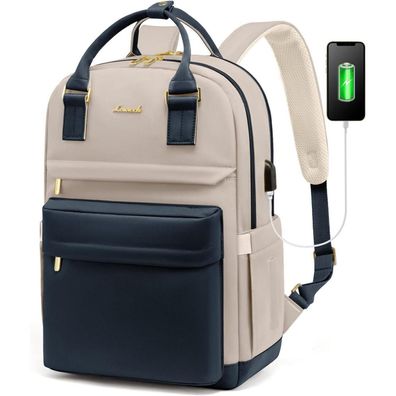 Lovevook Laptop Rucksack Damen 15,6 Zoll Wasserdicht Schultasche Daypack