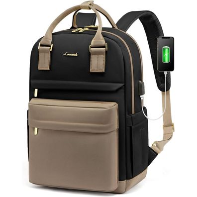 Lovevook Rucksack Damen 15,6 Zoll Laptop Schulrucksack Mädchen Teenager