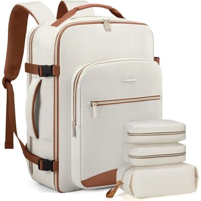 Handgepäck Rucksack 40L Damen Wasserdicht Reisetasche 17 Zoll Laptop
