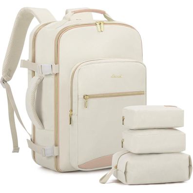 Lovevook Handgepäck Rucksack 40L Reiserucksack Damen Wasserdicht 17 Zoll Laptop
