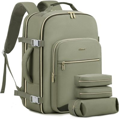 Lovevook Handgepäck Rucksack Flugzeug 40L Groß Reiserucksack Damen